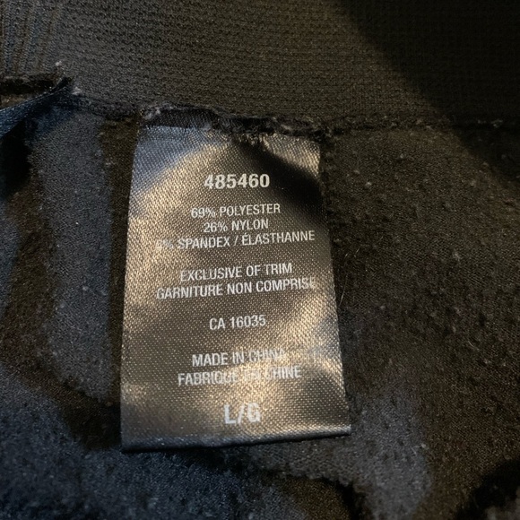 Hathaway Sport Black Athleisure Joggers L | Performance Activewear Sweatpants - Picture 5 of 6